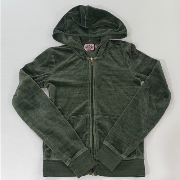 Heather Green Velour Juicy Jacket - Picture 1 of 3